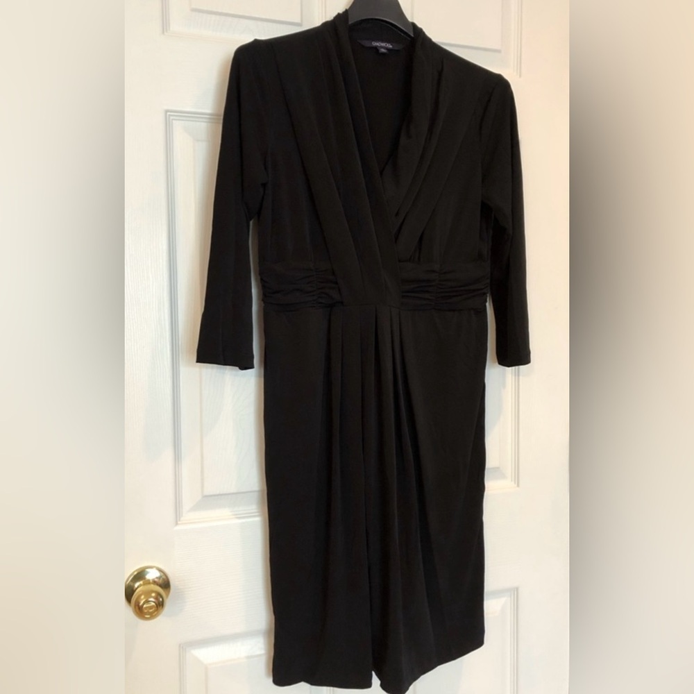 Little Black Dress Built in Lace Trim Shaper Slip